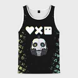 Майка-безрукавка мужская Love, Death and Robots Pattern, цвет: 3D-белый