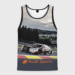 Майка-безрукавка мужская Audi Sport Racing team Ауди Спорт Гоночная команда, цвет: 3D-черный