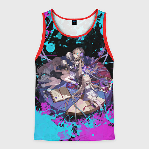 Мужская майка без рукавов Грета Honkai star rail / 3D-Красный – фото 1