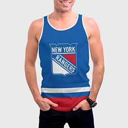 Майка-безрукавка мужская New York Rangers Панарин, цвет: 3D-белый — фото 2