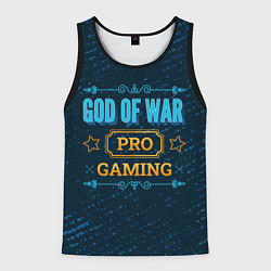 Майка-безрукавка мужская Игра God of War: PRO Gaming, цвет: 3D-черный