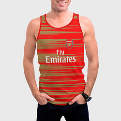 Майка-безрукавка мужская Arsenal fly emirates, цвет: 3D-красный — фото 2
