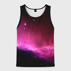 Майка-безрукавка мужская Night Nebula, цвет: 3D-черный