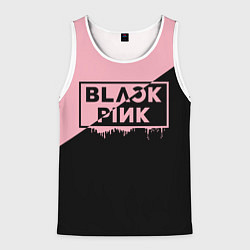 Майка-безрукавка мужская BLACKPINK BIG LOGO, цвет: 3D-белый