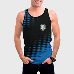 Майка-безрукавка мужская Inter абстракция, цвет: 3D-черный — фото 2