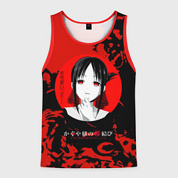 Майка-безрукавка мужская Love is war Госпожа Кагуя Синомия, цвет: 3D-красный