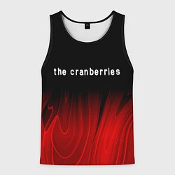 Майка-безрукавка мужская The Cranberries Red Plasma, цвет: 3D-черный