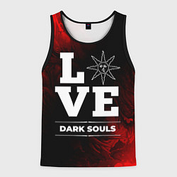 Майка-безрукавка мужская Dark Souls Love Классика, цвет: 3D-черный
