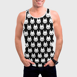 Майка-безрукавка мужская Stray Pattern, цвет: 3D-белый — фото 2