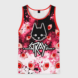 Майка-безрукавка мужская STRAY HORROR, цвет: 3D-красный