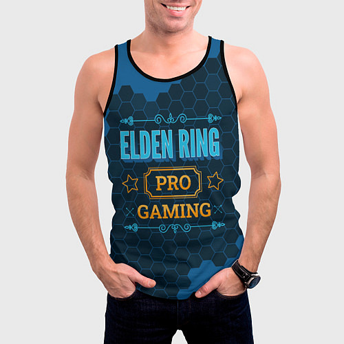 Мужская майка без рукавов Игра Elden Ring: pro gaming / 3D-Черный – фото 3