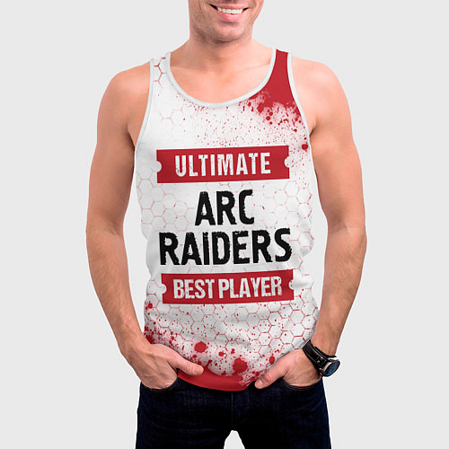 Мужская майка без рукавов ARC Raiders: Best Player Ultimate / 3D-Белый – фото 3