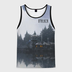 Майка-безрукавка мужская STALKER Причал, цвет: 3D-черный