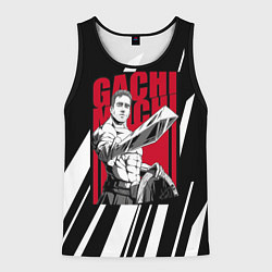 Майка-безрукавка мужская Guchi-muchi Billy Herrington, цвет: 3D-черный