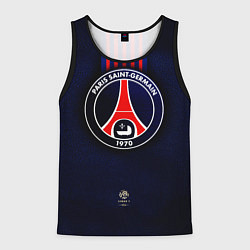 Майка-безрукавка мужская ФК ПСЖ Лого, цвет: 3D-черный