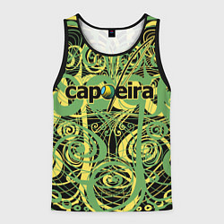 Майка-безрукавка мужская Capoeira pattern, цвет: 3D-черный