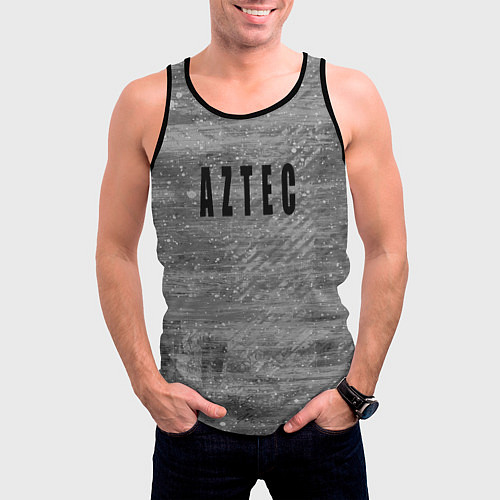 Мужская майка без рукавов Aztec / 3D-Черный – фото 3