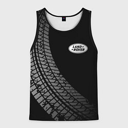 Мужская майка без рукавов Land Rover tire tracks