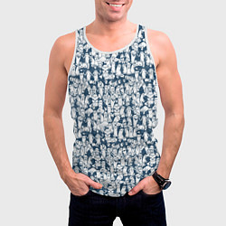 Майка-безрукавка мужская Баллончик с краской граффити, цвет: 3D-белый — фото 2