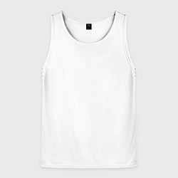 Майка-безрукавка мужская Хэллоуин: Санта Муэрта, цвет: 3D-белый