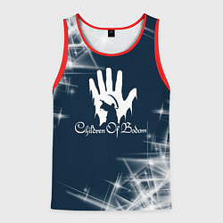 Майка-безрукавка мужская Children of Bodom абстракция, цвет: 3D-красный