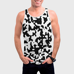 Майка-безрукавка мужская Камуфляж Cowskin средний, цвет: 3D-белый — фото 2