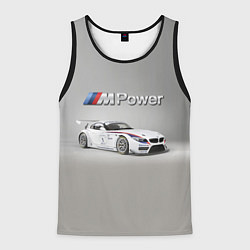 Майка-безрукавка мужская BMW Z4 GT3 - Motorsport - racing team, цвет: 3D-черный