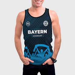 Майка-безрукавка мужская Bayern legendary форма фанатов, цвет: 3D-черный — фото 2
