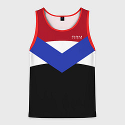 Майка-безрукавка мужская FIRM как из 90х, цвет: 3D-красный