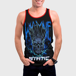 Майка-безрукавка мужская X Static - Wayne Static skull, цвет: 3D-красный — фото 2