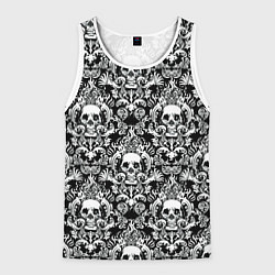 Мужская майка без рукавов Textured skulls