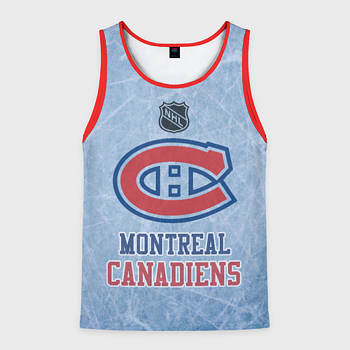 Мужская майка без рукавов Montreal Canadiens - NHL / 3D-Красный – фото 1