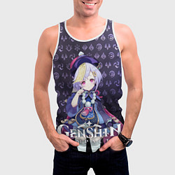 Майка-безрукавка мужская Цици элементали, цвет: 3D-белый — фото 2