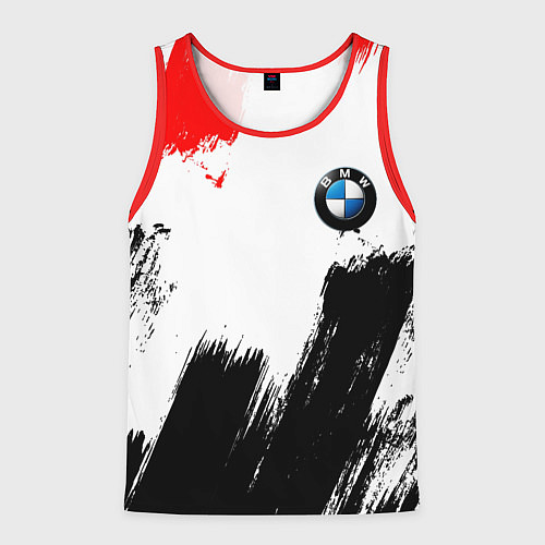 Мужская майка без рукавов BMW art / 3D-Красный – фото 1