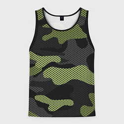 Майка-безрукавка мужская Камуфляж яркий, цвет: 3D-черный