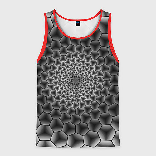 Мужская майка без рукавов Магическая пропасть / 3D-Красный – фото 1