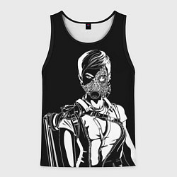 Майка-безрукавка мужская Dead by daylight - Торговка черепами, цвет: 3D-черный