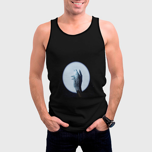 Мужская майка без рукавов The Limba - Celine / 3D-Черный – фото 3