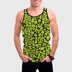 Майка-безрукавка мужская Toxic smile, цвет: 3D-черный — фото 2