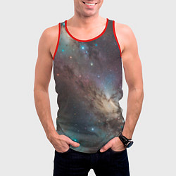 Майка-безрукавка мужская Бескрайняя Вселенная, цвет: 3D-красный — фото 2