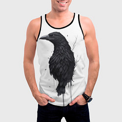 Майка-безрукавка мужская Черный странник, цвет: 3D-черный — фото 2