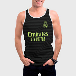 Майка-безрукавка мужская Лука Модрич Реал Мадрид форма 2223 третья, цвет: 3D-белый — фото 2