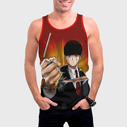 Майка-безрукавка мужская Магия и мускулы - Мэш ломает палочку, цвет: 3D-красный — фото 2