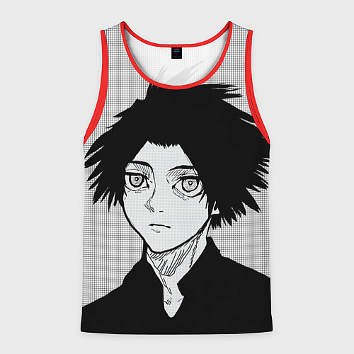 Мужская майка без рукавов Распятие Шести: Урума Сюн / 3D-Красный – фото 1