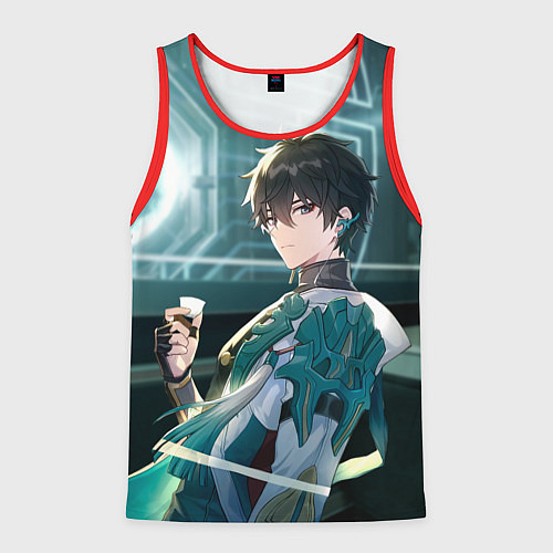 Мужская майка без рукавов Дань Хэн в общем вагоне / 3D-Красный – фото 1