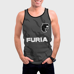 Майка-безрукавка мужская Форма Furia, цвет: 3D-черный — фото 2