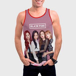 Майка-безрукавка мужская Blackpink girls, цвет: 3D-красный — фото 2