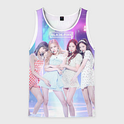 Майка-безрукавка мужская Blackpink girl style, цвет: 3D-белый