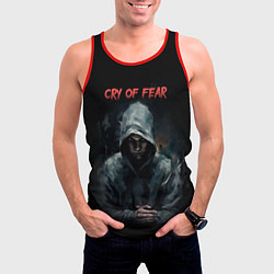 Майка-безрукавка мужская Cry of Fear - Simon, цвет: 3D-красный — фото 2