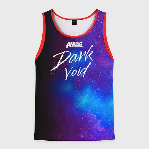 Мужская майка без рукавов Asking Alexandria Dark Void / 3D-Красный – фото 1